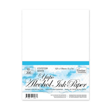 Tim Holtz 8x10 Alcohol Ink White Yupo Paper, 25/PKG (TAC76346)